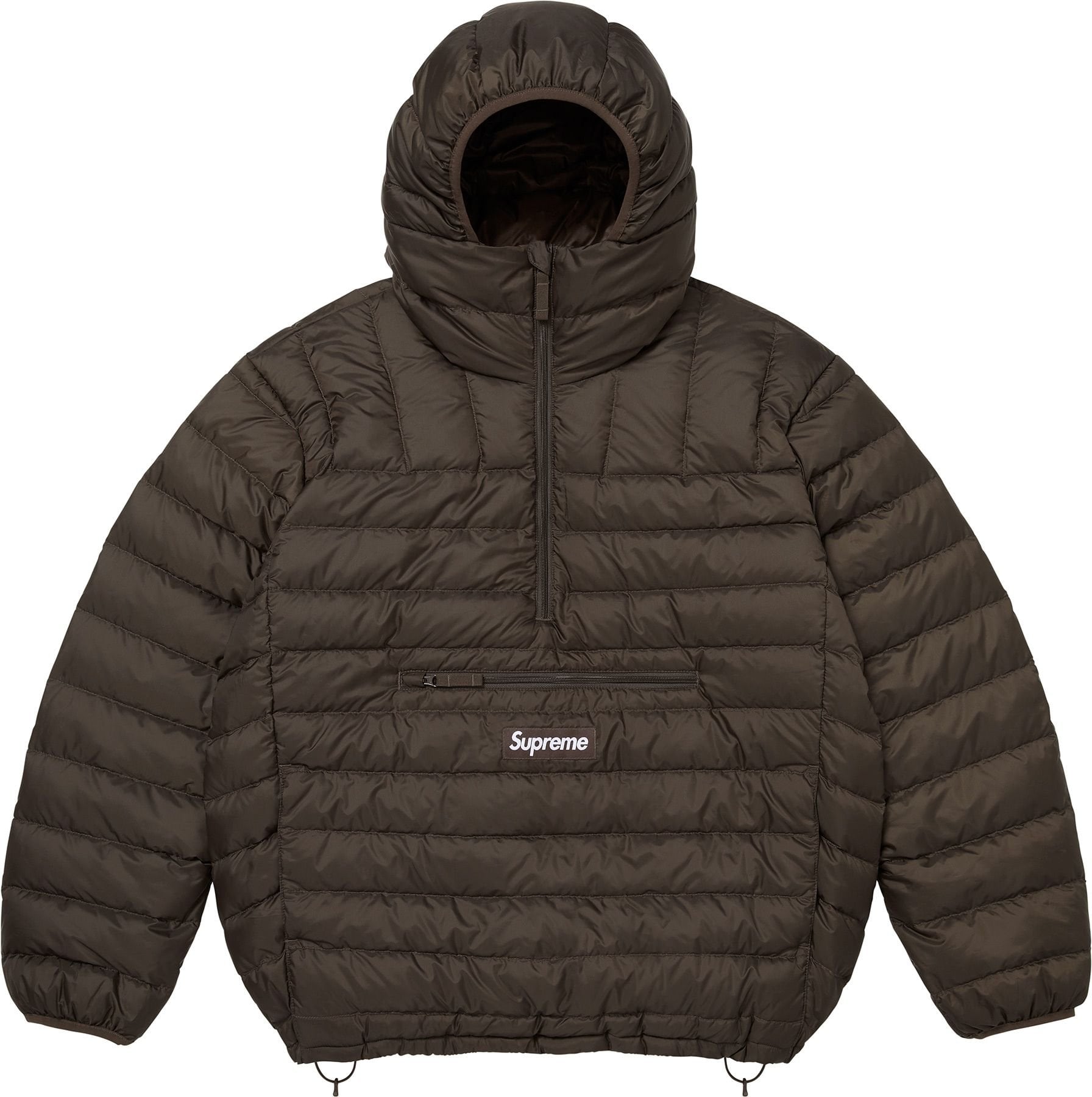 Micro Down Half Zip Hooded Pullover view 5